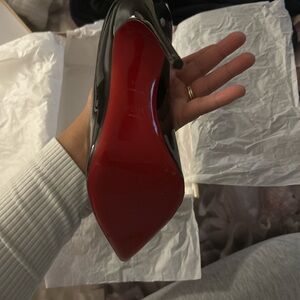 Christian Louboutin Black Heels with Red Soles